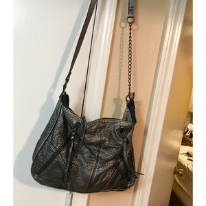 black slouch cross body bag